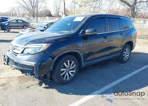 2019 Honda Pilot Ex from USA, damaged, VIN 5FNYF6H30KB046399
